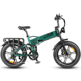 SAMEBIKE RS-A02 Electric Bike - 750W Motor 48V17AH Battery 55KM Range Hydraulic Disc Brakes - Green